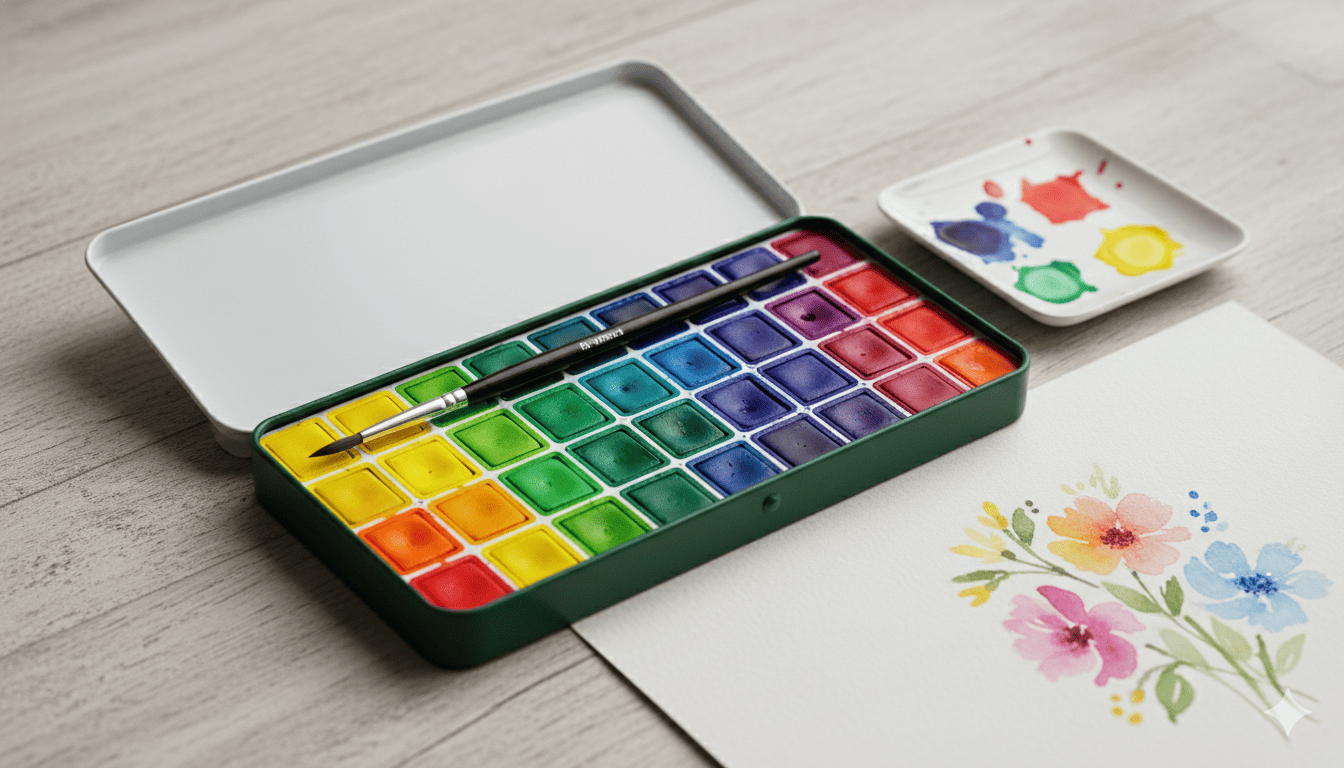 Premium Watercolor Paint Set
